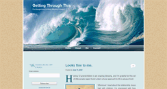 Desktop Screenshot of gettingthroughthis.com