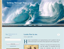 Tablet Screenshot of gettingthroughthis.com